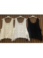 Bluzki damskie wloskie , size uni, paczka 6szt, mix kolor