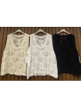 Bluzki damskie wloskie , size uni, paczka 6szt, mix kolor