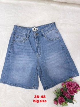 Spodenki jeansowe damskie  , size 38-48, paczka 12szt,