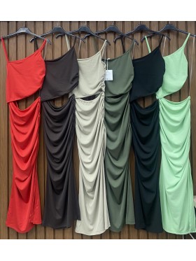 Sukienki  damskie wloskie , size uni, paczka 6szt, mix kolor