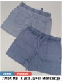 Spodenki jeansowe damskie  , size m-4xl, paczka 12szt,mix kolor