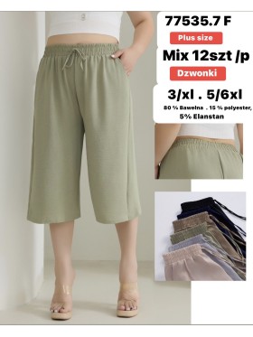 Rybaczki damskie  , size 3-6xl, paczka 12szt,mix kolor