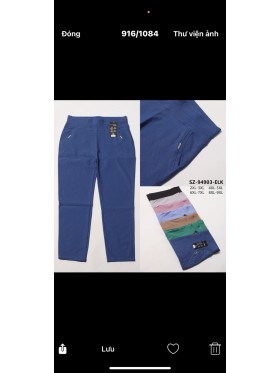 Spodnie damskie  , size 2-9xl, paczka 12szt,mix kolor