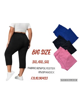 Legginsy damskie  , size 3-5XL, paczka 12szt,mix kolor