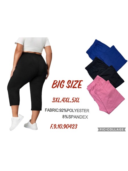 Legginsy damskie  , size 3-5XL, paczka 12szt,mix kolor