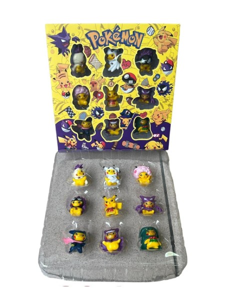 ZABAWKI POKEMON . 3 SZT / PACZKA, KOLOR JAK NA ZDZIĘCIU