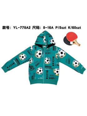 Bluza dzieciece rozm 8-16 lat, paczka 5szt, 1 kolor