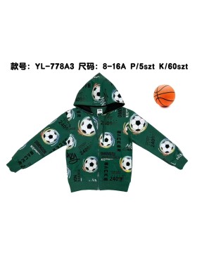 Bluza dzieciece rozm 8-16 lat, paczka 5szt, 1 kolor
