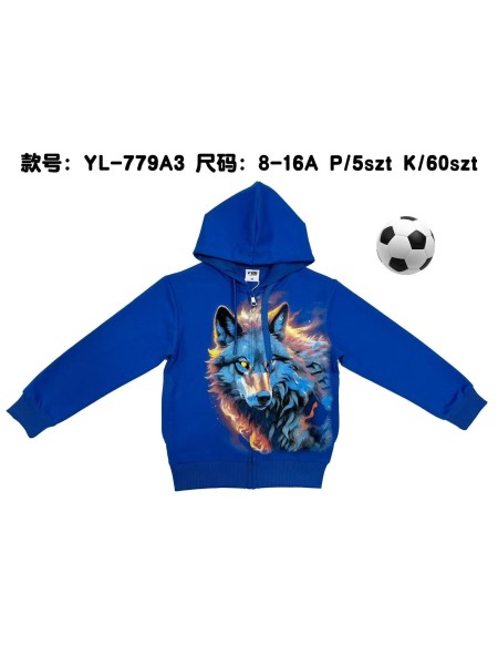 Bluza dzieciece rozm 8-16 lat, paczka 5szt, 1 kolor