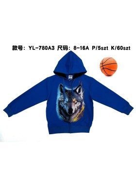 Bluza dzieciece rozm 8-16 lat, paczka 5szt, 1 kolor