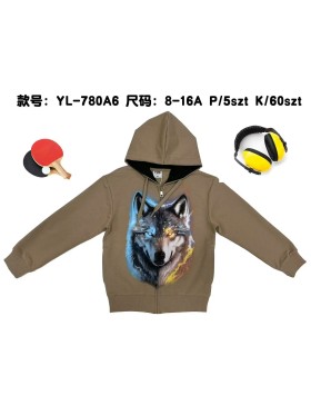 Bluza dzieciece rozm 8-16 lat, paczka 5szt, 1 kolor