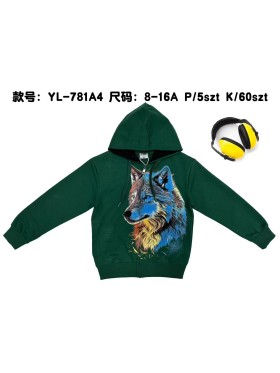 Bluza dzieciece rozm 8-16 lat, paczka 5szt, 1 kolor