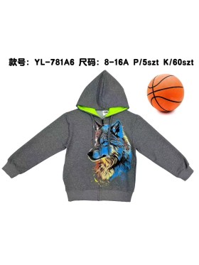 Bluza dzieciece rozm 8-16 lat, paczka 5szt, 1 kolor