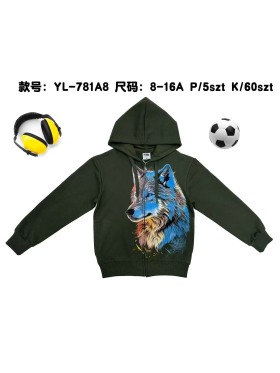 Bluza dzieciece rozm 8-16 lat, paczka 5szt, 1 kolor