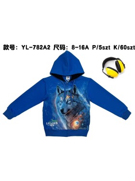 Bluza dzieciece rozm 8-16 lat, paczka 5szt, 1 kolor
