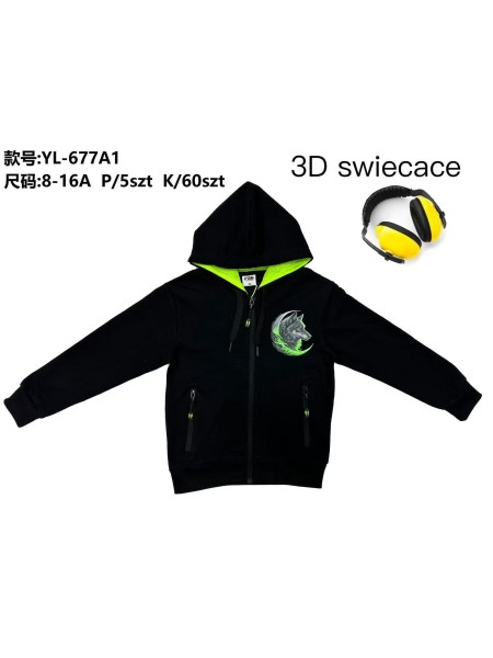 Bluza dzieciece rozm 8-16 lat, paczka 5szt, 1 kolor