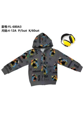 Bluza dzieciece rozm 4-12 lat, paczka 5szt, 1 kolor