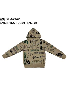Bluza dzieciece rozm 8-16 lat, paczka 5szt, 1 kolor