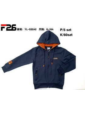Bluza dzieciece rozm 8-16 lat, paczka 5szt, 1 kolor