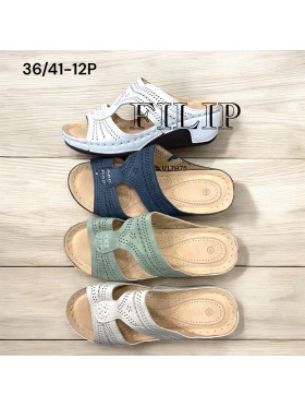 Buty Klapki Damskie (36-41,12par)