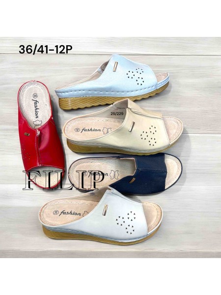 Buty Klapki Damskie (36-41,12par)