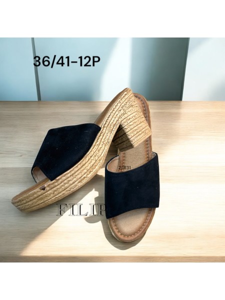 Buty Klapki Damskie (36-41,12par)