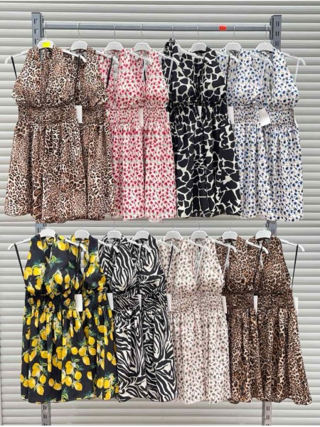 Kombinezony damskie wloskie, size uni, paczka 6szt, mix kolor