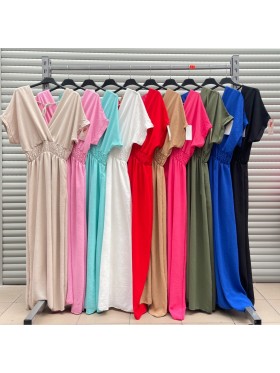 Sukienki damskie wloskie, size uni, paczka 6szt, mix kolor