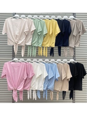 Bluzki damskie wloskie, size uni, paczka 6szt, mix kolor