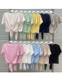 Bluzki damskie wloskie, size uni, paczka 6szt, mix kolor