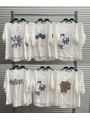 Bluzki damskie wloskie, size uni, paczka 6szt, mix kolor