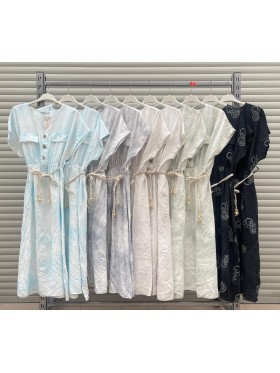 Sukienki damskie wloskie, size uni, paczka 6szt, mix kolor