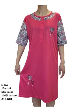 Koszule nocne damskie , size s-2xl, paczka 10szt, mix kolor