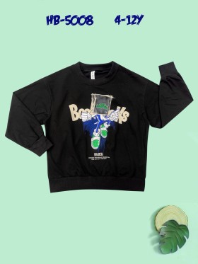 Bluza dzieciece rozm 4-12 lat, paczka 5szt, 1 kolor