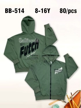 Bluza dzieciece rozm 8-16 lat, paczka 5szt, 1 kolor