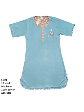 Koszule nocne damskie , size s-2xl, paczka 10szt, mix kolor