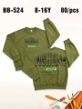 Bluza dzieciece rozm 8-16 lat, paczka 5szt, 1 kolor