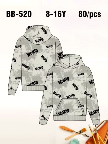 Bluza dzieciece rozm 8-16 lat, paczka 5szt, 1 kolor