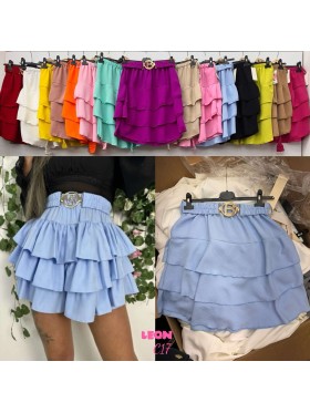 Spódnica krótka damskie , size uni, paczka 6szt, mix kolor