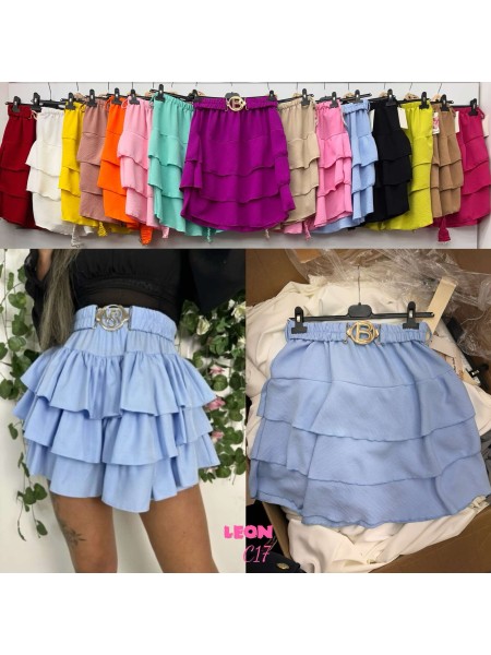Spódnica krótka damskie , size uni, paczka 6szt, mix kolor