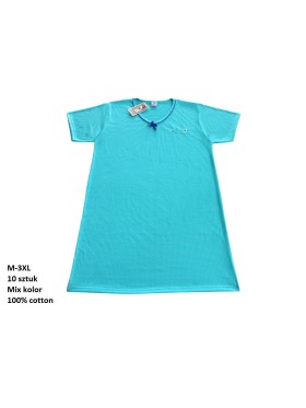 Koszule nocne damskie , size m-3xl, paczka 10szt, mix kolor
