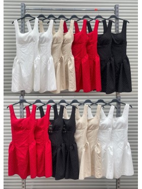Sukienki damskie wloskie, size uni, paczka 6szt, mix kolor