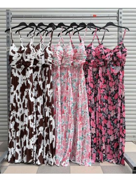 Sukienki damskie wloskie, size uni, paczka 6szt, mix kolor