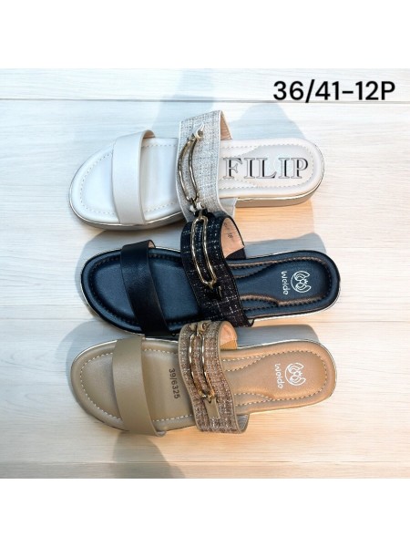 Buty Klapki Damskie (36-41,12par)