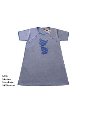 Koszule nocne damskie , size s-3xl, paczka 10szt, 1kolor