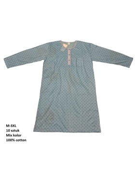 Koszule nocne damskie , size m-3xl, paczka 10szt, mix kolor