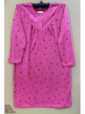Koszule nocne damskie , size m-3xl, paczka 10szt, mix kolor
