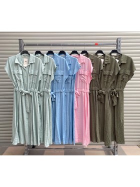 Sukienki damskie wloskie, size uni, paczka 6szt, mix kolor