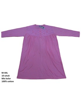 Koszule nocne damskie , size m-4xl, paczka 10szt, mix kolor