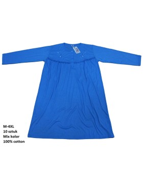 Koszule nocne damskie , size m-4xl, paczka 10szt, mix kolor